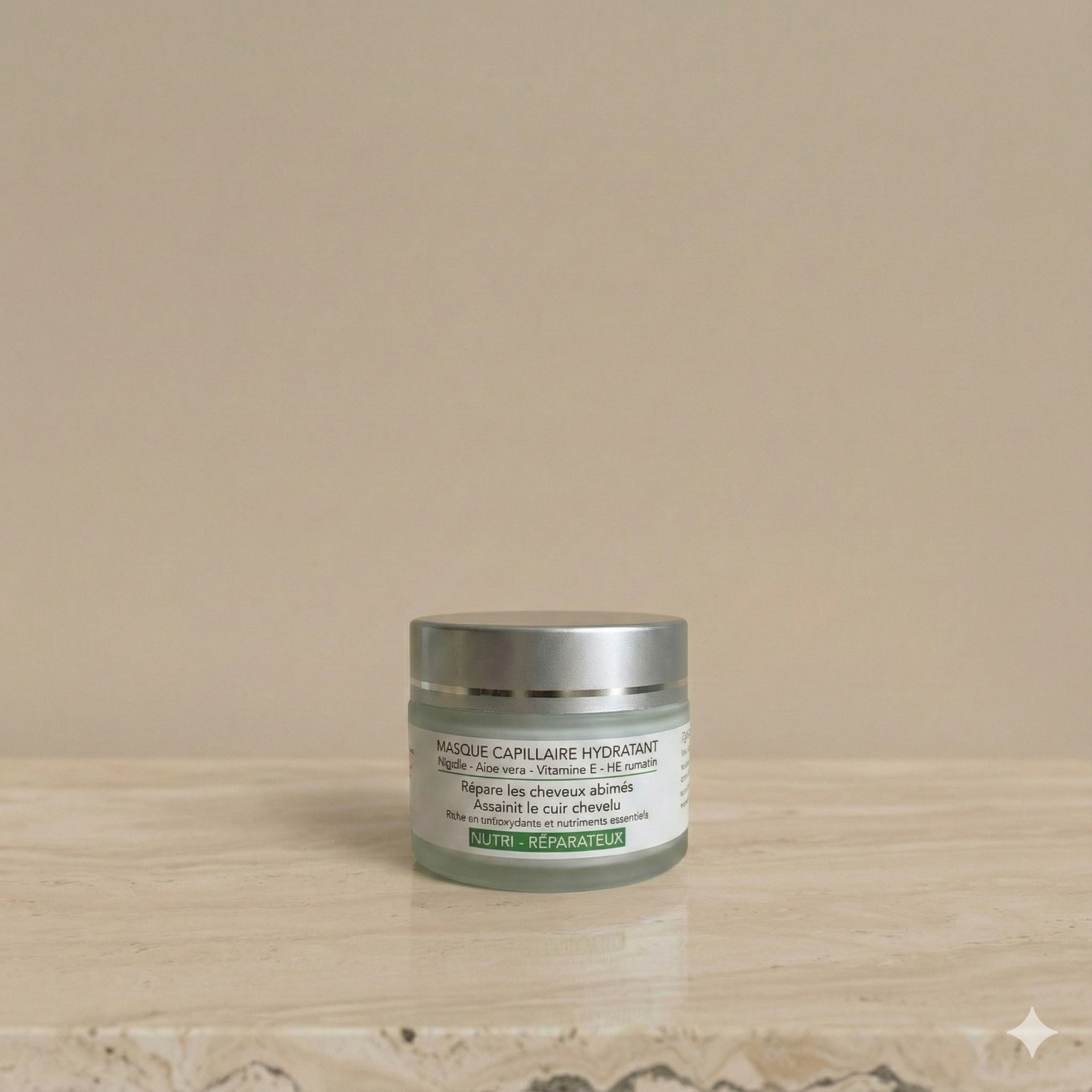 Masque capillaires Hydratant & Nourrissant – Nigelle & Romarin du Maroc